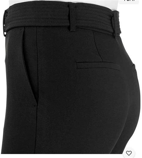 hilary radley pants women s 10 black tie front dress pants sits at the waist ebay