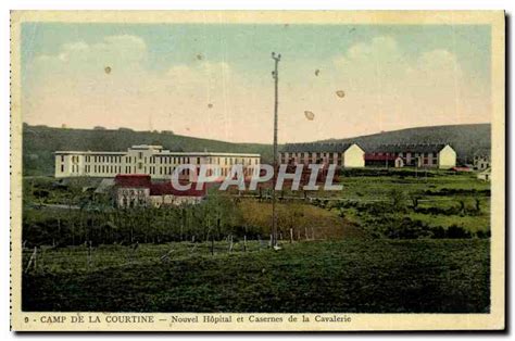 Vintage Postcard Camp Courtine New Hospital And Army Cavalry Barracks