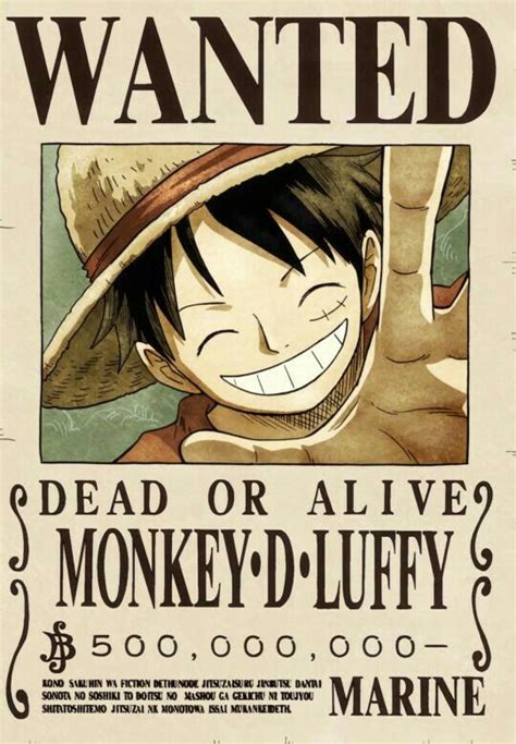 One piece filme, one piece bilder, monkey d. Wanted poster, Monkey D. Luffy, text; One Piece | One ...