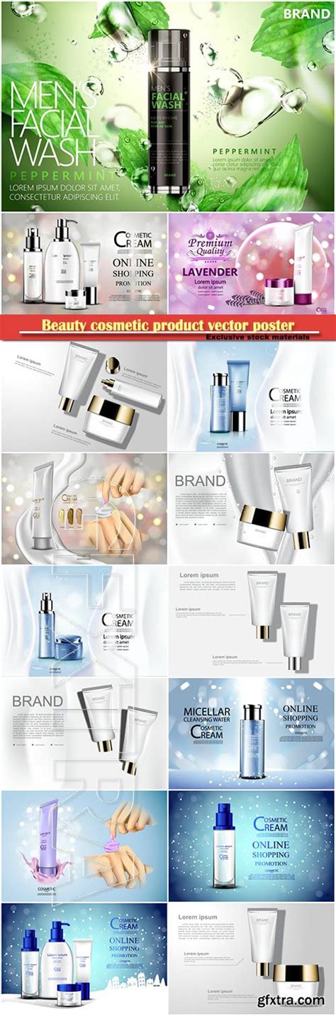 Luxury Cosmetic Bottle Package Skin Care Cream Beauty Cosmetic Product