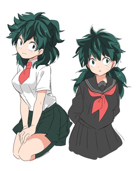 fem izuku midoriya 179 photos vk gender bender animasi 3d animasi