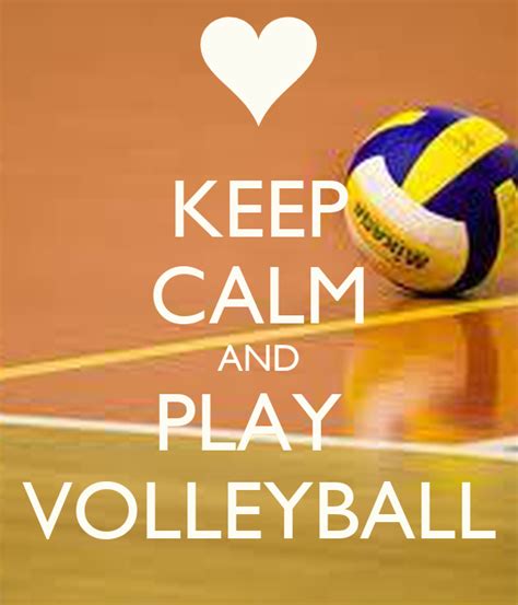 Keep Calm And Play Volleyball Poster Mushyroom Keep Calm O Matic