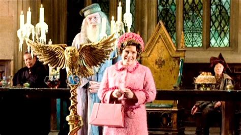 Image Dolores Umbridge Making Her Introduction Speech During The