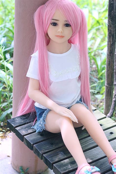 China Jarliet Small Cute Girl Long Pink Hair Cm Flat Chest Sex Doll