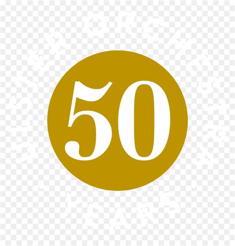 50th Birthday Logo Png Transparent Png Vhv