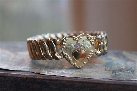 Antique Sweetheart Expansion Bracelet By Thehiddenchamber On Etsy