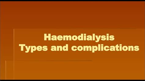 Haemodialysis Procedure Of Dialysis Understanding Hemodialysis