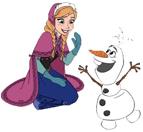 Anna And Olaf Frozen Photo 36196800 Fanpop