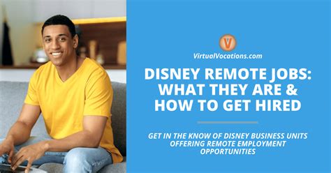 Disney Remote Jobs What They Are And How To Get Hired