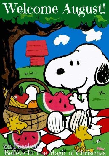 Welcome August Snoopy Love Snoopy Pictures Snoopy