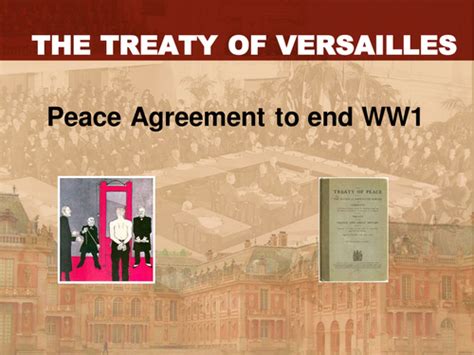 The Treaty Of Versailles Ppt Teaching Resources