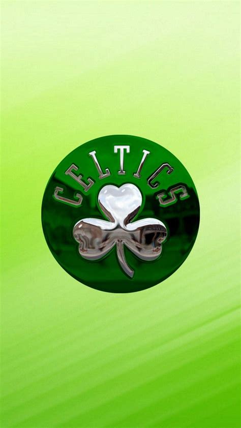 Download Boston Celtics Bright Green Logo Wallpaper