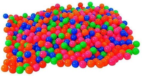 1000 Stuks Ballenbak Ballen Plastic Speelballetjes Gekleurde Mini