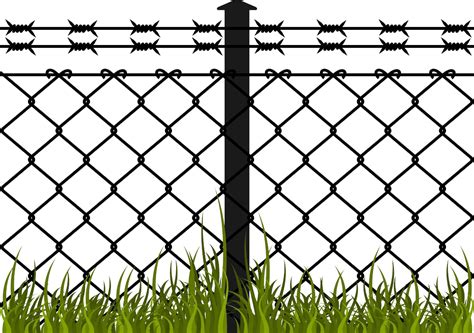 Download  Transparent Library Barbed Fence Chain Link Hand Barbed