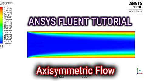 Ansys Fluent Tutorial Axisymmetric Flow And Heat Transfer In Ansys