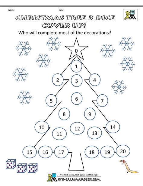 We had great fun and got in his math practice! Christmas Math Games