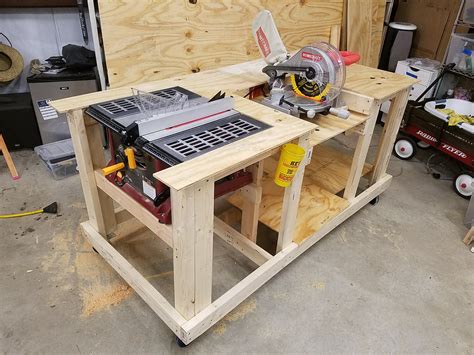Table Saw Work Bench Bench