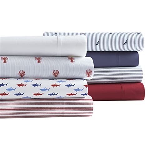 Nautica Percale Collection Bed Sheet Set 100 Cotton Crisp