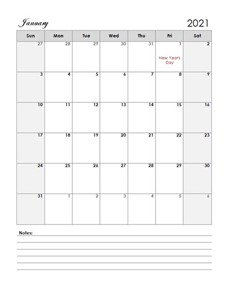 2021 Uae Calendar Template Large Boxes Free Printable Templates