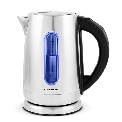 Ovente Electric Hot Water Kettle 17 Liter Stainless Steel With Touch