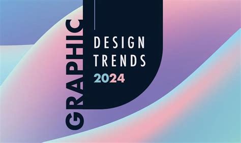 The Graphic Design Trends Logo Is Shown In Purple And Blue Colors With