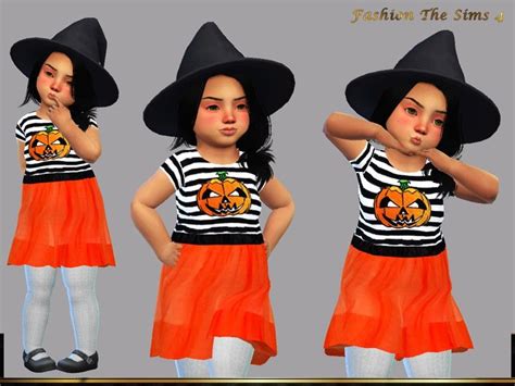 Kid Witch Costume Sims 4 Toddler Sims Sims 4