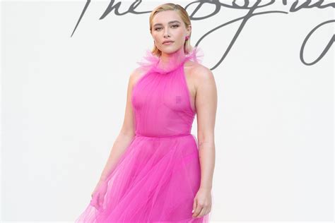 Florence Pugh Speaks Out On Her Viral Sheer Valentino Pink Dress Wwd