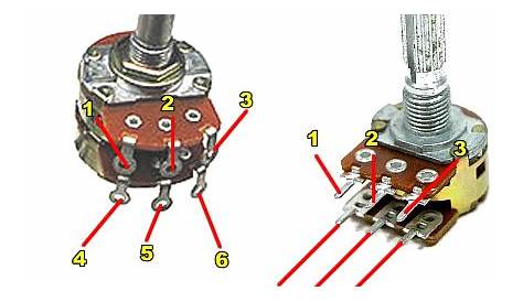 3 pin potentiometer wiring diagram