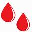 Donate Drop Blood Logo Donor Concept Icon Red Vector 