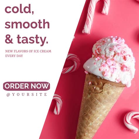Ice Cream Poster Template Postermywall