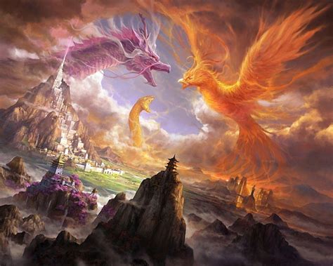 Phoenix And Dragon Love