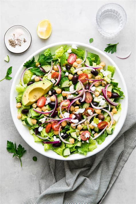 Mediterranean Chopped Salad Quick Easy The Simple Veganista