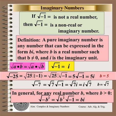 Ppt Aim What Are Imaginary And Complex Numbers Powerpoint