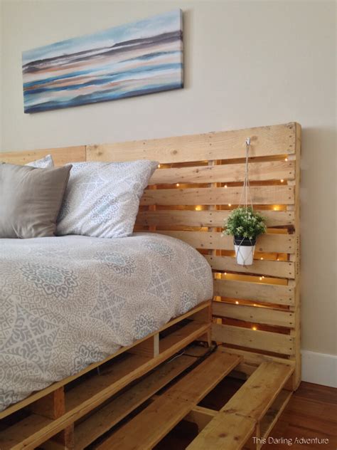 How To Make A Bed Base Out Of Pallets Bed Western
