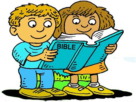 Kids Reading The Bible Clipart Clip Art Library
