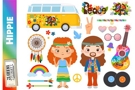Hippie Graphics Clipart 10 Free Cliparts Download Images On