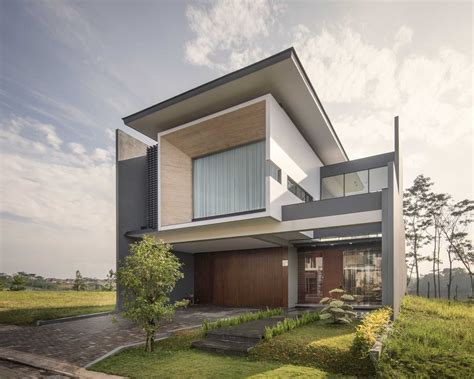 arsitektur modern minimalis karya rakta studio  warna cat rumah