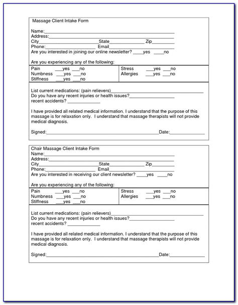 This form should be modified to meet the facts of the individual case. Client Intake Form For Psychotherapy - Form : Resume ...