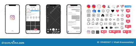 Instagram Instagram Mobile App Interface Template On Apple Iphone