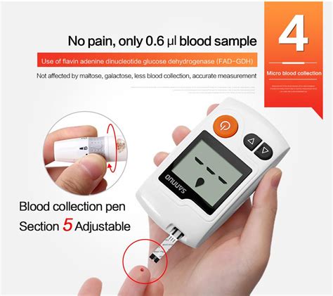 Cofoe YiLi Blood Glucose Monitor With 50pcs Test Strips 50pcs Needles