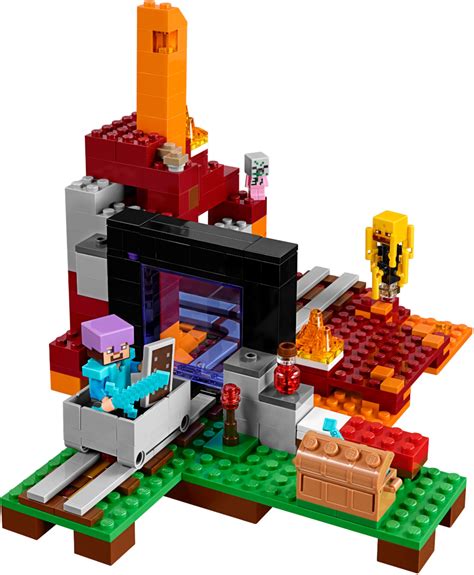 Best Buy Lego Minecraft The Nether Portal 21143 6212494