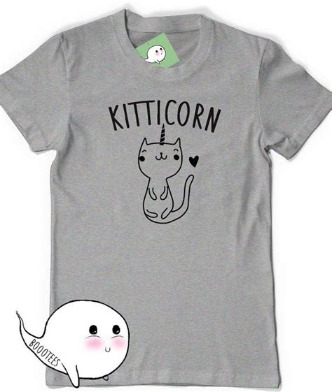 Cat Shirt T Idea T Shirt Kitticorn Kitty Kitten T Shirt Tee Etsy Cat Tshirt Shirts Cat