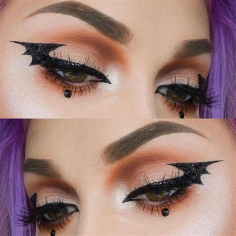 Easy Bat Eyeliner Ideas For Halloween Makeup Com By L Or Al