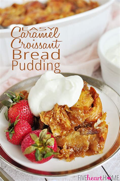 In a medium bowl, whisk together the whole eggs, egg yolks, milk or cream, sugar and vanilla. Easy Caramel Croissant Bread Pudding (she: Samantha)