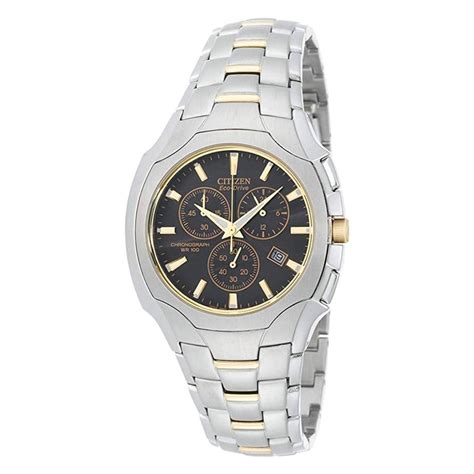 Browse mesh stainless steel bracelets and leather strap watches. Citizen Men's Eco-Drive Chronograph Two-Tone Stainless ...