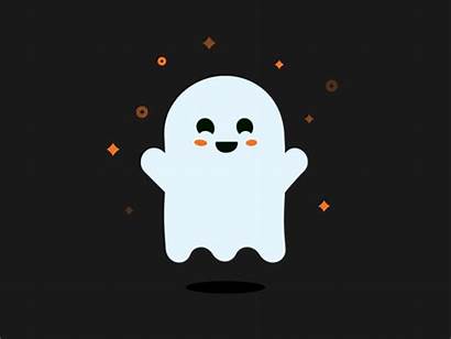 Spooky Ghost Halloween Scary Dribbble Shamboo