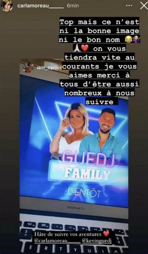 Carla Moreau Elle Fait Une Mise Au Point Au Sujet Du Nom De Son