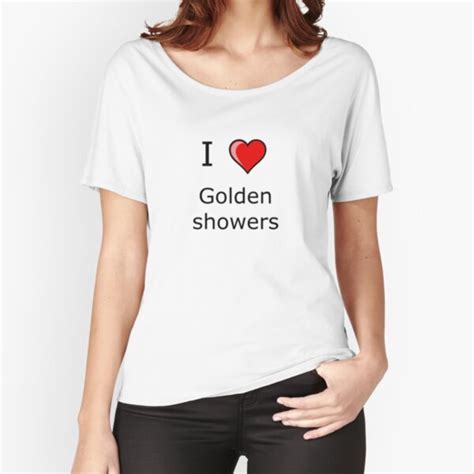 I Love Golden Showers Shirt Kinky Sex T Shirt By Tiaknight Redbubble