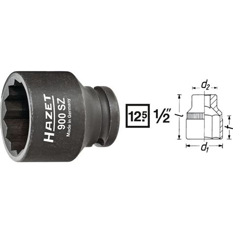 Hazet Schlag Maschinenschrauber Steckschl Ssel Einsatz Doppel Kt
