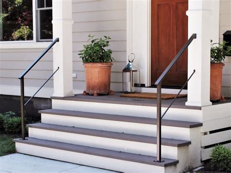 Choosing the right metal for handrails can be confusing. Classic Metal Handrails for Porch Steps - Great Lakes ...